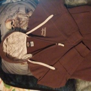 Harley Davidson Like New Zip Up Hoodie Excellent Condition Women's Size Medium